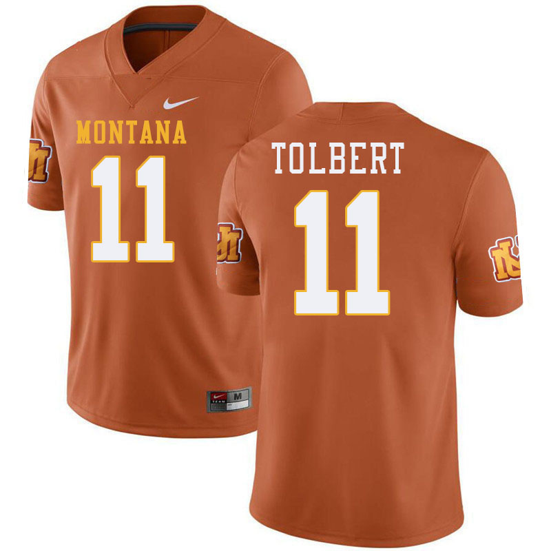 Elijawah Tolbert Montana Jersey,University Of Montana Grizzlies #11 Elijawah Tolbert Jersey Stitched